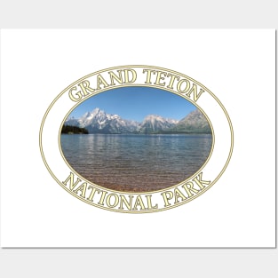 Jackson Lake at Grand Teton National Park in Wyoming Posters and Art